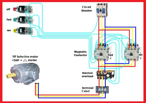 reverse  motor control circuit diagram