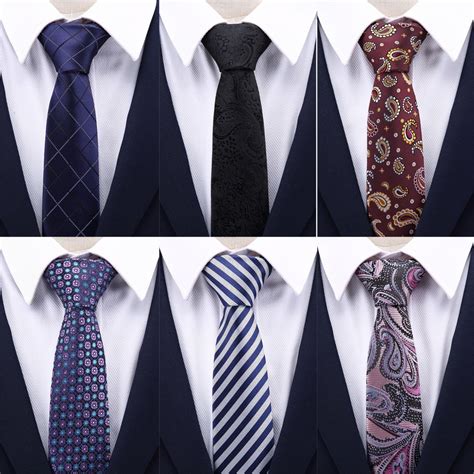Skinny Ties For Men Woven Slim Tie Mens Ties Thin Necktie Business