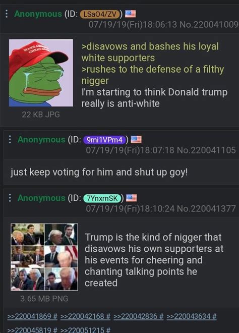 trump supporters  disappointed chan