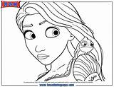 Coloring Chameleon Rapunzel Pascal sketch template