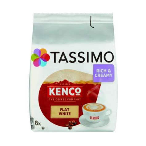tassimo kenco flat white pods pack