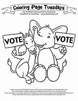 Coloring Election Pages Vote Nate Constitution Big Kids Congress Tuesday Color Preschool Getcolorings College Printable Dulemba Hard Popular Related Posts sketch template
