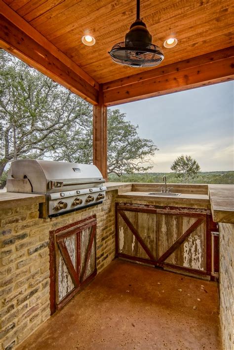 country outdoor kitchen  grill hgtv