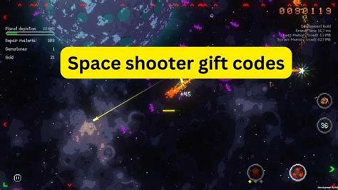 space shooter gift codes november     codes