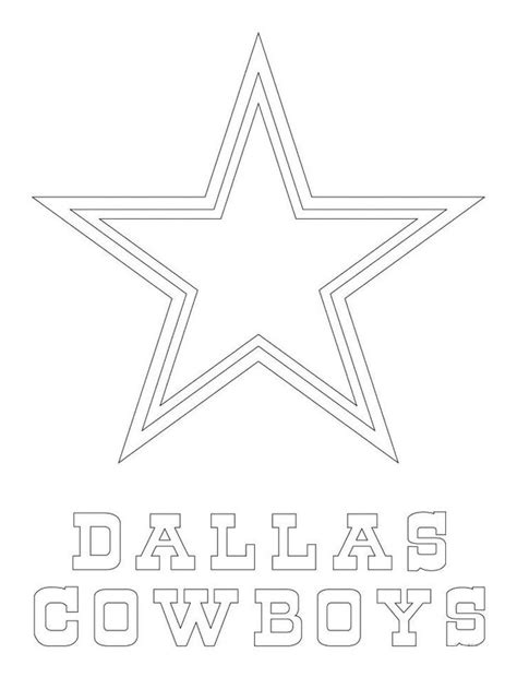dallas cowboys logo coloring pages dallas cowboys logo coloring page