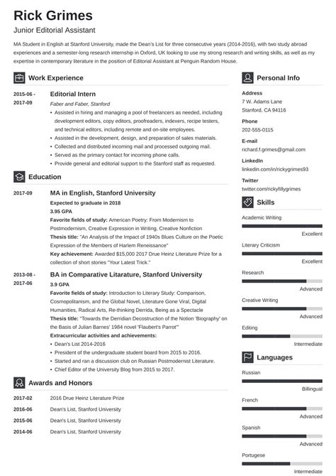entry level resume examples   templates tips