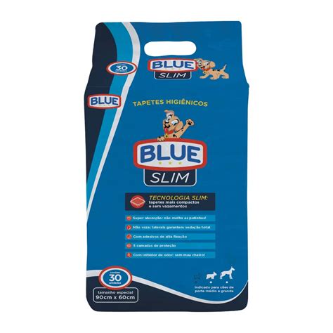 tapete higienico blue slim pads  american pet