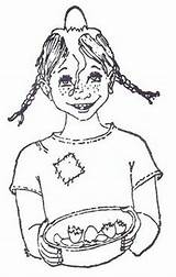 Astrid Lindgren Pippi Longstocking sketch template
