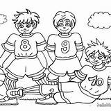 Soccer Futebol Fussball Ausmalen Desenho Fifa Jogando Camisa Joueurs Hellokids Bola Supporters Footballeur Fussballspieler sketch template