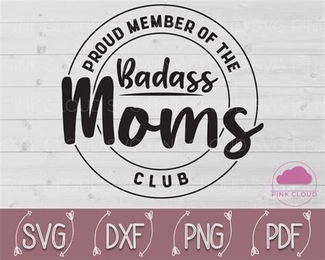 Proud Member Of The Badass Moms Club Badass Mom Cool Moms Etsy In
