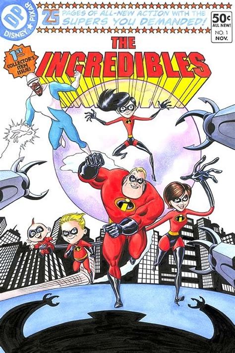 The Incredibles Pixar Comic Book Disney All The Time