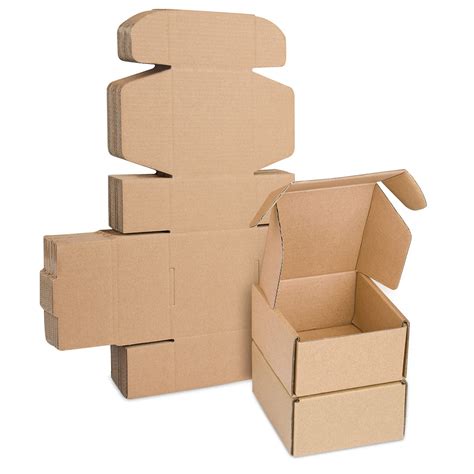 Buy Corrugated Cardboard Shipping Boxes 4x4x2 Small Parcel Box