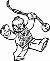 Spiderman Coloring Pages Car Lego Cartoon Getdrawings sketch template