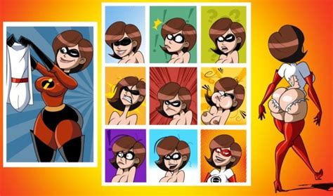 elastigirl ~ incredibles fan art by grimphantom nerd porn