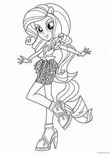 Rarity Pony Equestria Coloring4free Bestcoloringpagesforkids sketch template