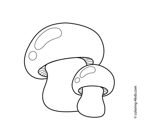 mushroom coloring pages  adults coloring pages