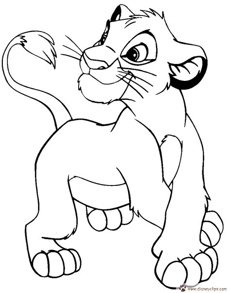 lion king coloring pages disneyclipscom