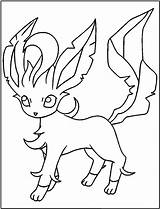 Leafeon Pokemon Youngandtae sketch template