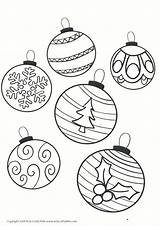 Baubles Colouring Crafty Arty sketch template
