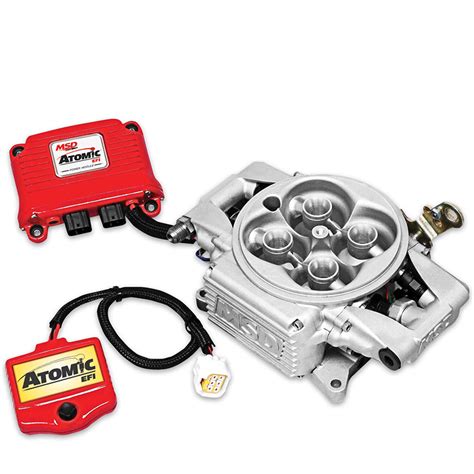 msd atomic efi fuel injection system throttle body kit competition products