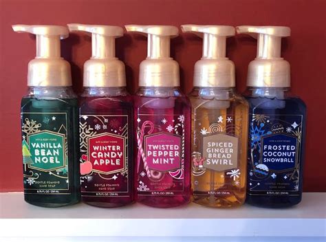 my bath and body works holiday soap haul and spring 2019