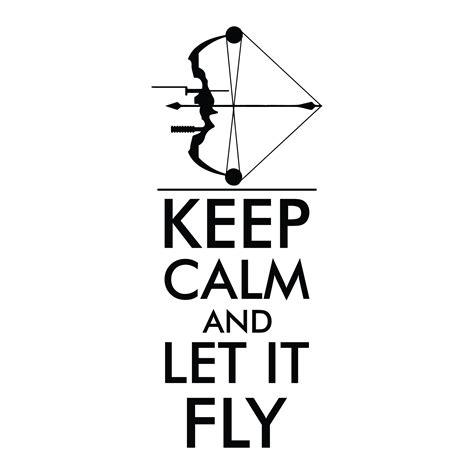 keep calm and let it fly wall quotes™ decal