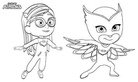 pj masks coloring pages  coloring pages  kids