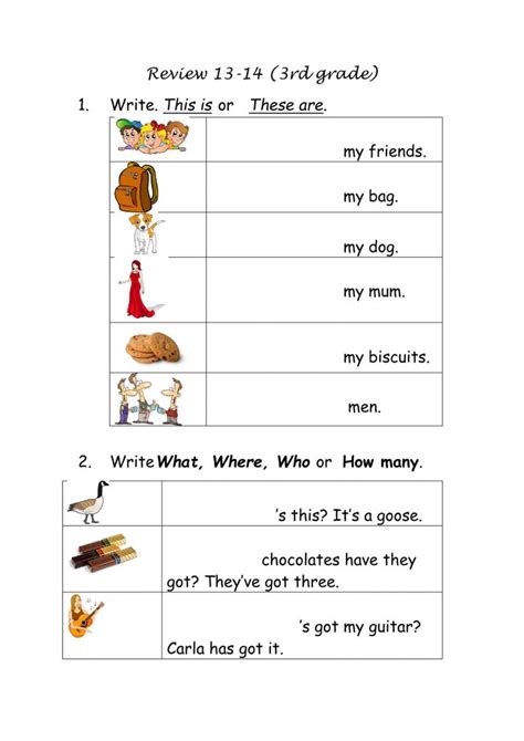 review   grade interactive worksheet worksheets school subjects workbook