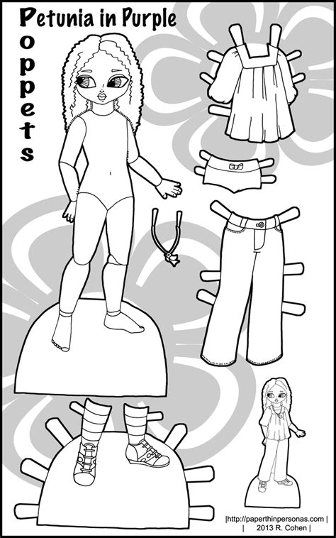 mannequin outline colouring pages