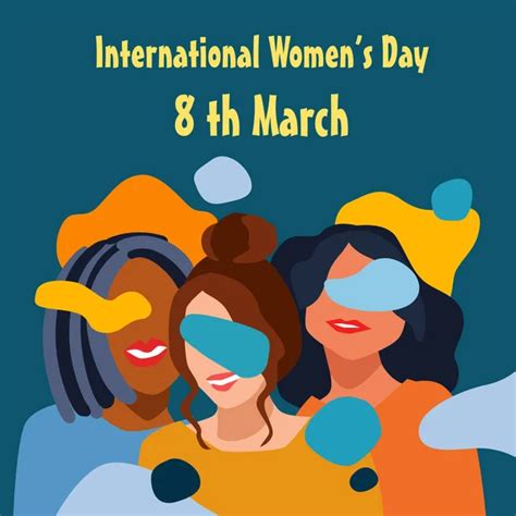 Happy International Woman Day Celebration Feminism Concept Confident
