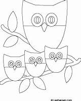 Coloring Family Owl Pages Simple Color Leehansen Hues Fantasy Nature Real Choose Board sketch template