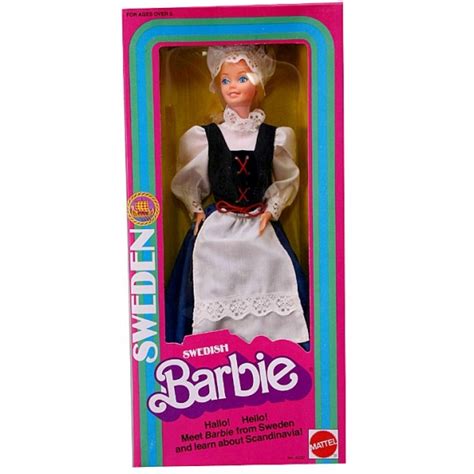 1983 dolls of the world swedish barbie 4032 barbie collectors