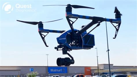 droneup walmart  quest diagnostics pilot drone covid   home  collection kit
