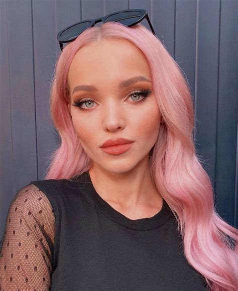 Dove Cameron Hot With Pink Hair Hot Celebs Home