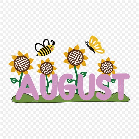 august clipart