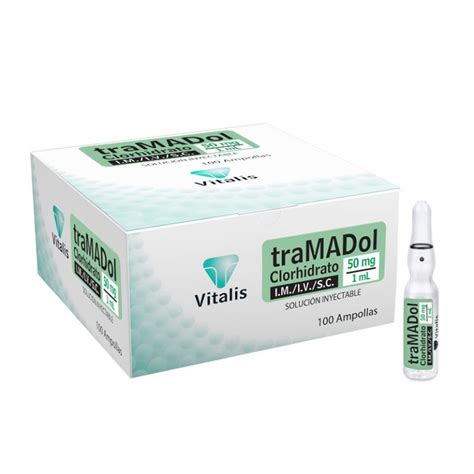 Tramadol Clorhidrato 50 Mg 1 Ml – Vitalis