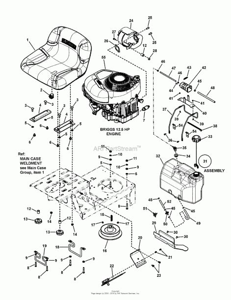 snapper lawn mower parts diagram