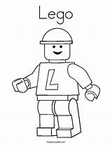 Coloring Lego Head Pages Template Twistynoodle Print sketch template