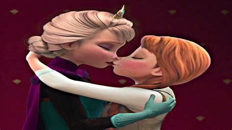 Frozen Elsa Kiss Anna Best Of Puzzle Games Youtube