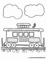 Caboose Peep Bo sketch template