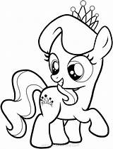 Pony Little Coloring Tiara Diamond Mark Pages Cutie Crusaders Colouring Printable Marks Print Getcolorings Color Hasbro Sunbow Copyright Production Search sketch template