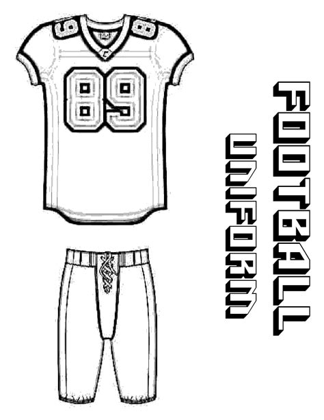 printable football jersey template baseball coloring pages sports