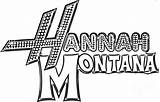 Montana Hannah Coloring Pages Logo Miley Cyrus Colouring Printable Greatest New3 Color sketch template