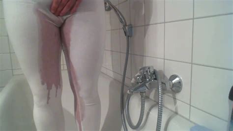Hottie Pissing In White Leggings Pissing Porn At Thisvid