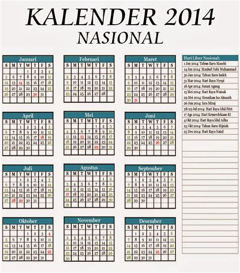 populer gambar kalender  bulan desain kalender