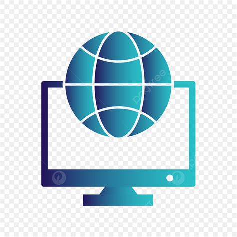 internet globe clipart hd png vector globe internet web  monitor