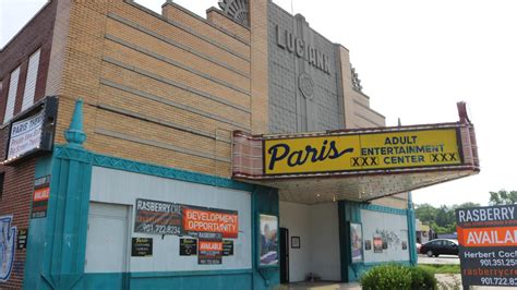 memphis luciann theatre most recently home to the paris adult entertainment center is on the