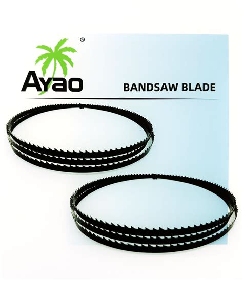 Ayao 59 1 2 Inch X 1 4 Inch X 6tpi Bandsaw Blades To Fit Ryobi Bandd
