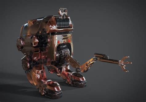 best 3d robot concept models announced blog cgtrader