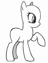 Pony Base Simple Mlp Body Drawing Coloring Fim Lines Template Paint Ms Chan Nee Lane Pages Sketch Templates Wallpaper sketch template